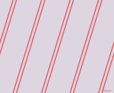 73 degree angle dual stripe line, 5 pixel line width, 8 and 91 pixel line spacing, Froly and Titan White dual two line striped seamless tileable