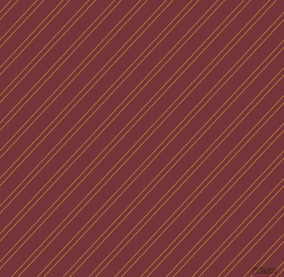 47 degree angles dual stripes lines, 1 pixel lines width, 6 and 19 pixels line spacing, Golden Bell and Merlot dual two line striped seamless tileable