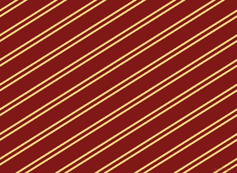 32 degree angle dual stripe line, 4 pixel line width, 6 and 29 pixel line spacing, Golden Glow and Falu Red dual two line striped seamless tileable