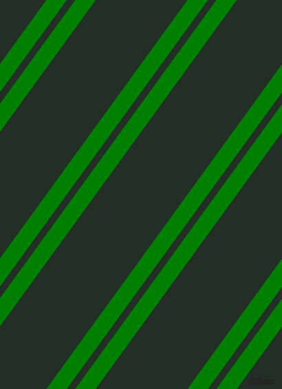 54 degree angles dual striped line, 24 pixel line width, 10 and 108 pixels line spacing, Green and Black Bean dual two line striped seamless tileable