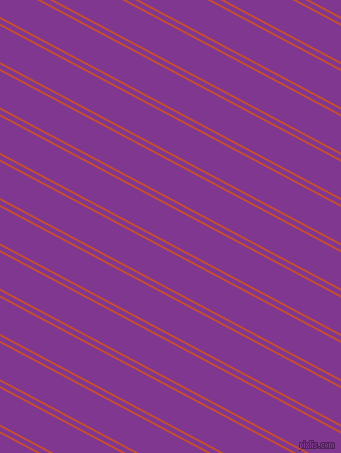 152 degree angle dual stripe line, 2 pixel line width, 4 and 32 pixel line spacing, Grenadier and Vivid Violet dual two line striped seamless tileable