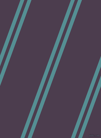 70 degree angle dual stripes line, 12 pixel line width, 10 and 121 pixel line spacing, Half Baked and Bossanova dual two line striped seamless tileable