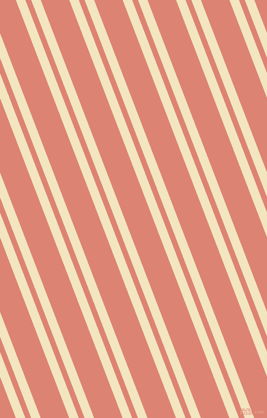 111 degree angles dual stripes lines, 13 pixel lines width, 8 and 39 pixels line spacing, Half Colonial White and New York Pink dual two line striped seamless tileable