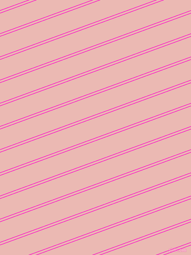20 degree angles dual stripe line, 1 pixel line width, 4 and 38 pixels line spacing, Hot Magenta and Beauty Bush dual two line striped seamless tileable