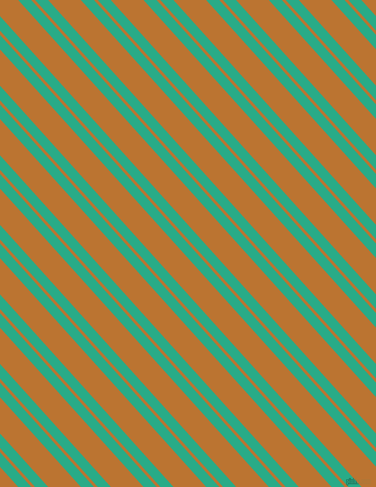 132 degree angles dual stripe line, 14 pixel line width, 4 and 35 pixels line spacing, Jungle Green and Meteor dual two line striped seamless tileable