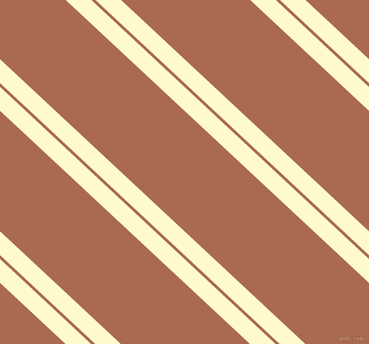 137 degree angle dual striped lines, 25 pixel lines width, 4 and 126 pixel line spacing, Lemon Chiffon and Sante Fe dual two line striped seamless tileable