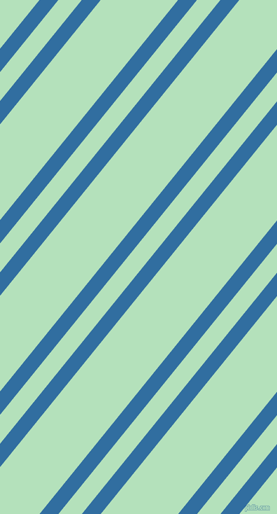 51 degree angles dual striped lines, 21 pixel lines width, 26 and 86 pixels line spacing, Lochmara and Fringy Flower dual two line striped seamless tileable