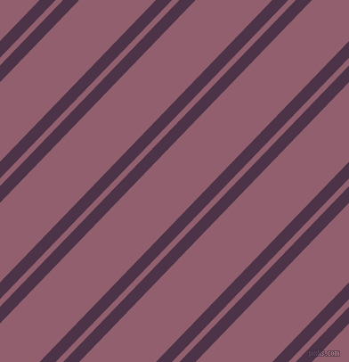 46 degree angles dual striped line, 13 pixel line width, 6 and 62 pixels line spacing, Loulou and Mauve Taupe dual two line striped seamless tileable