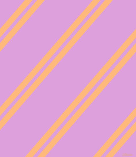 49 degree angles dual stripes line, 20 pixel line width, 12 and 126 pixels line spacing, Macaroni And Cheese and Plum dual two line striped seamless tileable