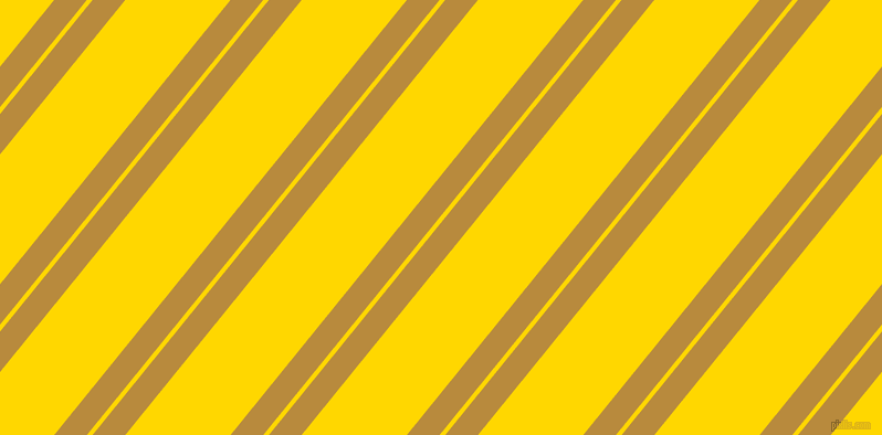 51 degree angles dual striped line, 23 pixel line width, 4 and 74 pixels line spacing, Marigold and Gold dual two line striped seamless tileable