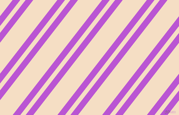 52 degree angle dual stripe line, 20 pixel line width, 14 and 63 pixel line spacing, Medium Orchid and Sazerac dual two line striped seamless tileable
