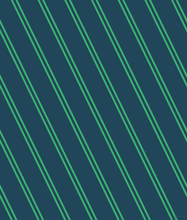 116 degree angle dual striped line, 6 pixel line width, 8 and 61 pixel line spacing, Medium Sea Green and Astronaut Blue dual two line striped seamless tileable