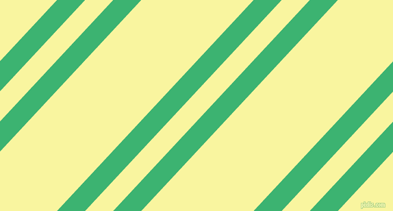 47 degree angles dual stripes lines, 30 pixel lines width, 30 and 120 pixels line spacing, Medium Sea Green and Pale Prim dual two line striped seamless tileable