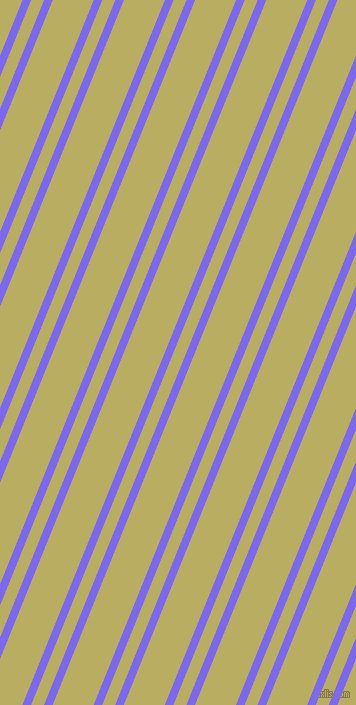 68 degree angles dual stripes line, 8 pixel line width, 12 and 38 pixels line spacing, Medium Slate Blue and Gimblet dual two line striped seamless tileable