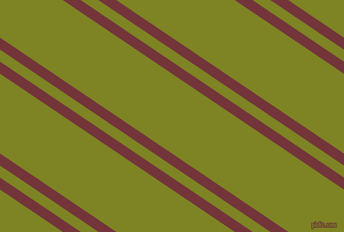 146 degree angle dual stripe line, 14 pixel line width, 14 and 93 pixel line spacing, Merlot and Trendy Green dual two line striped seamless tileable