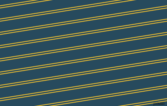 9 degree angles dual stripe line, 3 pixel line width, 4 and 32 pixels line spacing, Metallic Gold and Arapawa dual two line striped seamless tileable