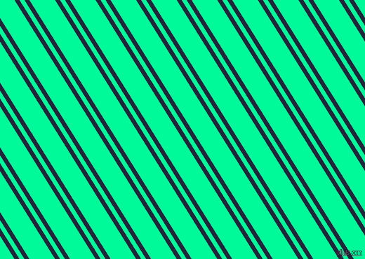 122 degree angle dual stripe line, 6 pixel line width, 6 and 31 pixel line spacing, Midnight Express and Medium Spring Green dual two line striped seamless tileable