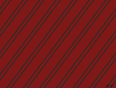 53 degree angle dual stripe line, 4 pixel line width, 10 and 38 pixel line spacing, Midnight Moss and Falu Red dual two line striped seamless tileable