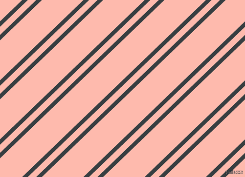 44 degree angle dual striped lines, 8 pixel lines width, 12 and 59 pixel line spacing, Mine Shaft and Melon dual two line striped seamless tileable