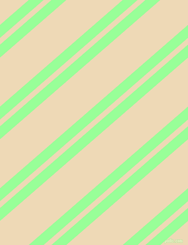 41 degree angle dual striped line, 19 pixel line width, 10 and 72 pixel line spacing, Mint Green and Champagne dual two line striped seamless tileable