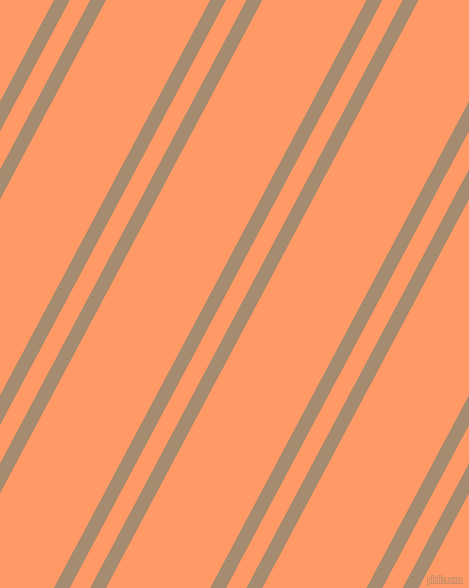 62 degree angle dual stripe lines, 14 pixel lines width, 18 and 92 pixel line spacing, Mongoose and Atomic Tangerine dual two line striped seamless tileable