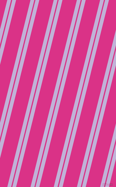 76 degree angle dual stripes line, 13 pixel line width, 4 and 49 pixel line spacing, Moon Raker and Deep Cerise dual two line striped seamless tileable
