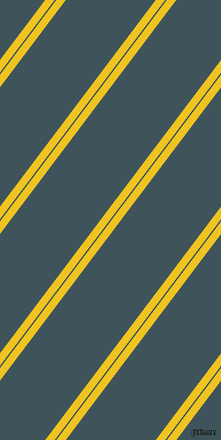 53 degree angles dual stripe lines, 11 pixel lines width, 2 and 105 pixels line spacing, Moon Yellow and Casal dual two line striped seamless tileable