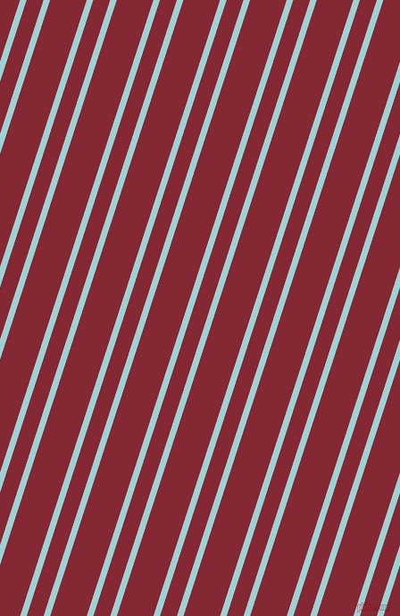 72 degree angle dual stripe line, 7 pixel line width, 18 and 39 pixel line spacing, Morning Glory and Shiraz dual two line striped seamless tileable