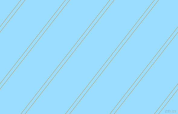 52 degree angles dual stripes lines, 3 pixel lines width, 8 and 102 pixels line spacingOpal and Columbia Blue dual two line striped seamless tileable