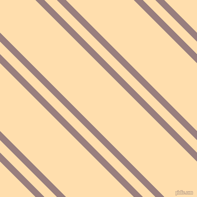 135 degree angle dual stripe line, 13 pixel line width, 18 and 98 pixel line spacing, Opium and Navajo White dual two line striped seamless tileable