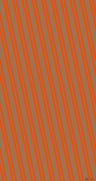 102 degree angle dual stripe lines, 6 pixel lines width, 6 and 18 pixel line spacing, Orange Red and Pale Brown dual two line striped seamless tileable