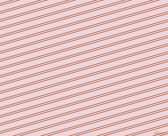 16 degree angle dual stripe lines, 2 pixel lines width, 4 and 18 pixel line spacing, Orange Roughy and Pale Rose dual two line striped seamless tileable