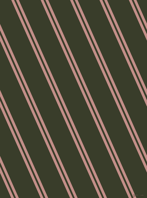 114 degree angles dual stripes lines, 9 pixel lines width, 6 and 69 pixels line spacing, Oriental Pink and Green Kelp dual two line striped seamless tileable