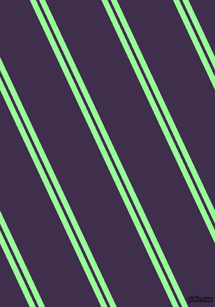 115 degree angles dual striped lines, 8 pixel lines width, 4 and 73 pixels line spacing, Pale Green and Jagger dual two line striped seamless tileable