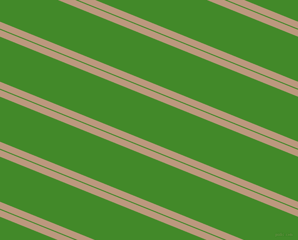 158 degree angles dual stripe line, 13 pixel line width, 2 and 84 pixels line spacing, Pale Taupe and La Palma dual two line striped seamless tileable