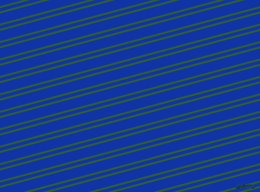 15 degree angles dual striped lines, 4 pixel lines width, 6 and 19 pixels line spacing, Parsley and Egyptian Blue dual two line striped seamless tileable
