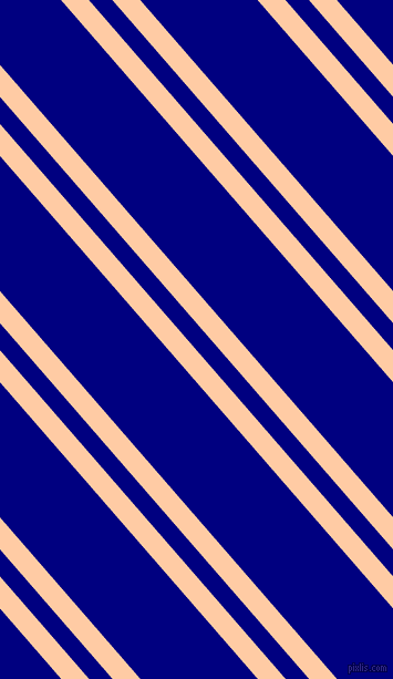 131 degree angles dual striped line, 19 pixel line width, 16 and 80 pixels line spacing, Peach and Navy dual two line striped seamless tileable