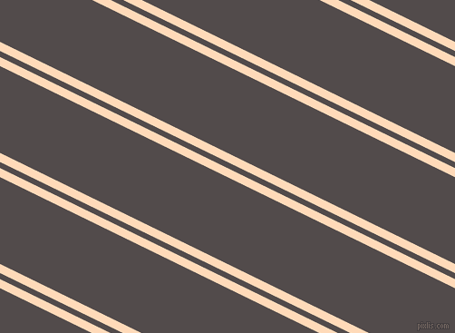 154 degree angles dual stripes line, 9 pixel line width, 6 and 86 pixels line spacing, Peach Puff and Matterhorn dual two line striped seamless tileable