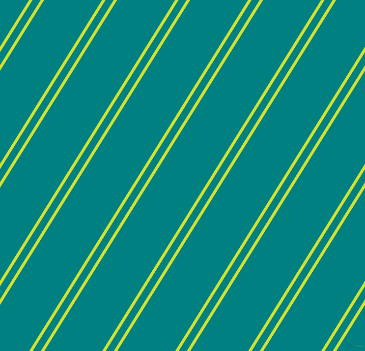 58 degree angles dual stripe lines, 6 pixel lines width, 14 and 100 pixels line spacing, Pear and Teal dual two line striped seamless tileable