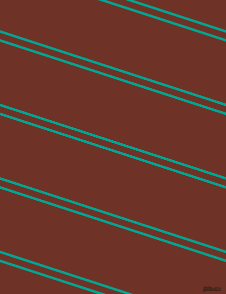 162 degree angle dual striped line, 5 pixel line width, 12 and 118 pixel line spacing, Persian Green and Pueblo dual two line striped seamless tileable
