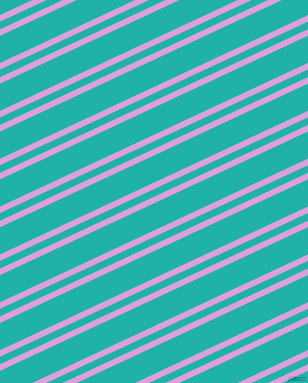 25 degree angle dual striped line, 12 pixel line width, 14 and 50 pixel line spacing, Plum and Light Sea Green dual two line striped seamless tileable