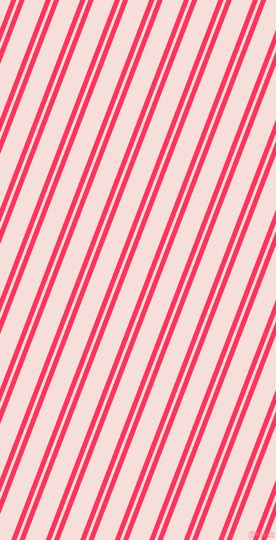 69 degree angle dual stripes lines, 7 pixel lines width, 4 and 28 pixel line spacing, Radical Red and Remy dual two line striped seamless tileable