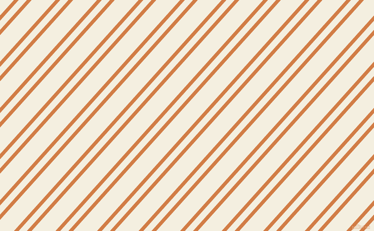 48 degree angle dual stripes line, 7 pixel line width, 12 and 35 pixel line spacing, Raw Sienna and Bianca dual two line striped seamless tileable