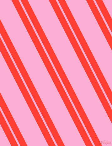 117 degree angle dual striped line, 20 pixel line width, 6 and 60 pixel line spacing, Red Orange and Lavender Pink dual two line striped seamless tileable