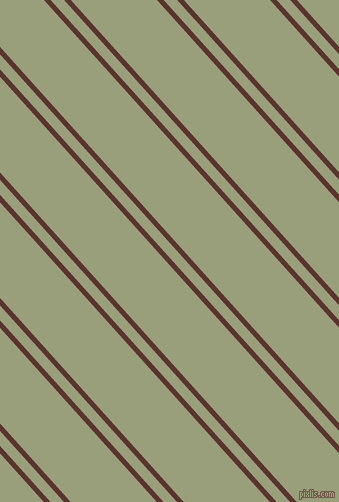 132 degree angles dual stripe lines, 5 pixel lines width, 10 and 64 pixels line spacing, Redwood and Sage dual two line striped seamless tileable