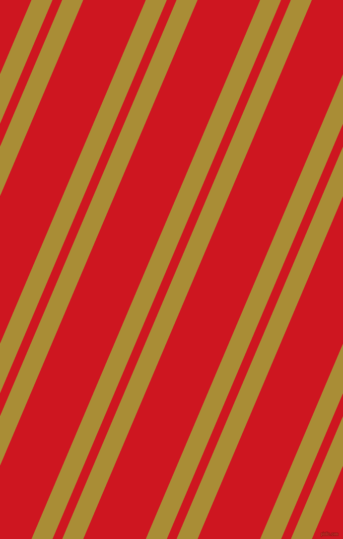 67 degree angles dual stripes line, 39 pixel line width, 18 and 116 pixels line spacing, Reef Gold and Fire Engine Red dual two line striped seamless tileable