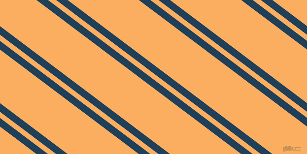 143 degree angles dual stripes line, 14 pixel line width, 10 and 87 pixels line spacing, Regal Blue and Rajah dual two line striped seamless tileable