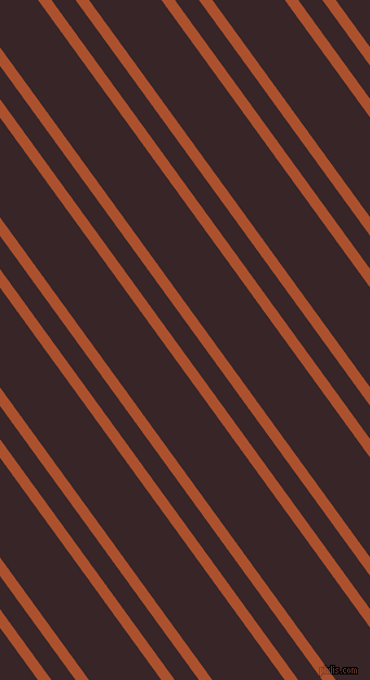 126 degree angle dual stripes line, 10 pixel line width, 18 and 54 pixel line spacing, Rose Of Sharon and Aubergine dual two line striped seamless tileable