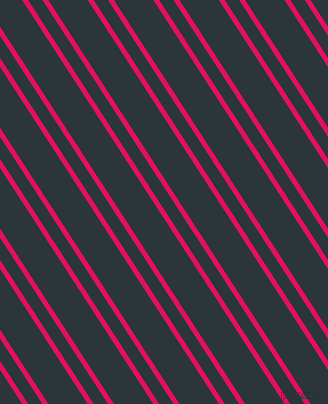 123 degree angles dual stripes lines, 5 pixel lines width, 12 and 33 pixels line spacing, Ruby and Gunmetal dual two line striped seamless tileable