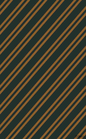49 degree angles dual striped lines, 8 pixel lines width, 8 and 27 pixels line spacing, Rusty Nail and Racing Green dual two line striped seamless tileable